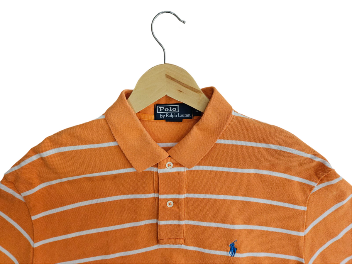 (L) Vintage POLO Ralph Lauren Поло Тениска с Яка