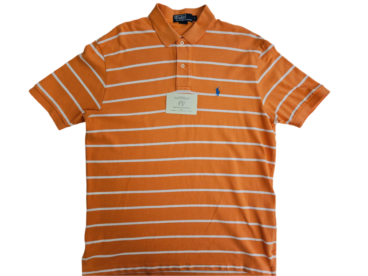(L) Vintage POLO Ralph Lauren Поло Тениска с Яка