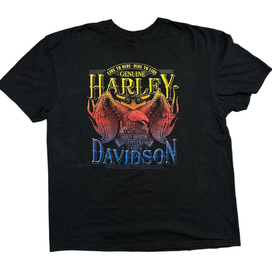 (2XL) Vintage Harley Davidson Тениска
