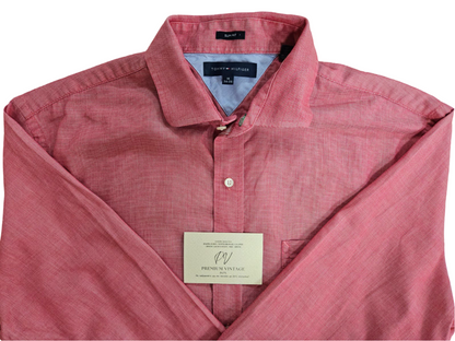 (L) Tommy Hilfiger Slim Fit Риза