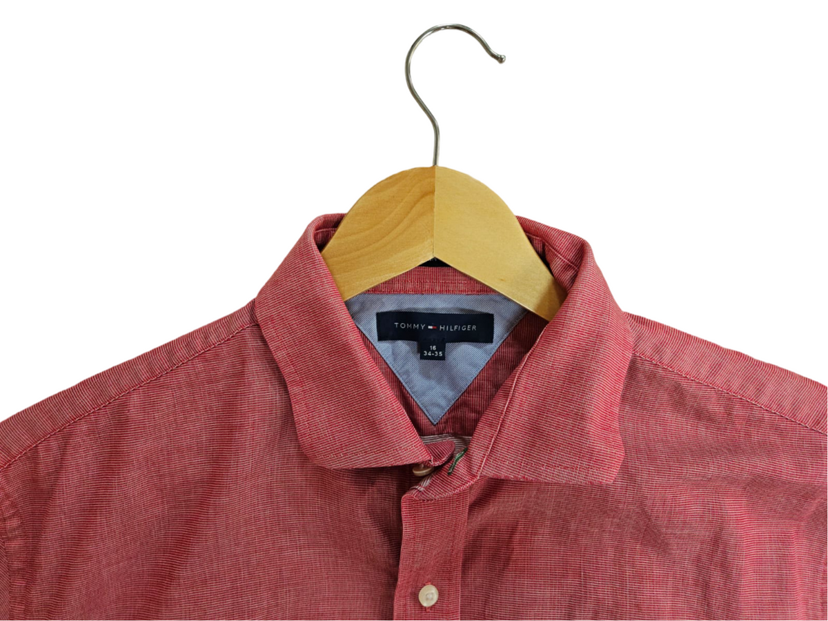 (L) Tommy Hilfiger Slim Fit Риза